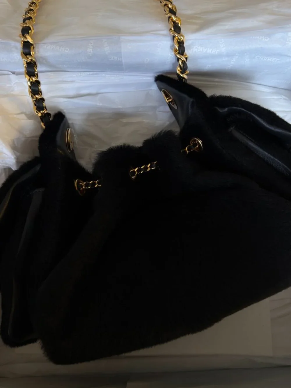 RARE CHANEL 25 mini handbag (26A), black pony hair, GHW, BRAND NEW, Full Set